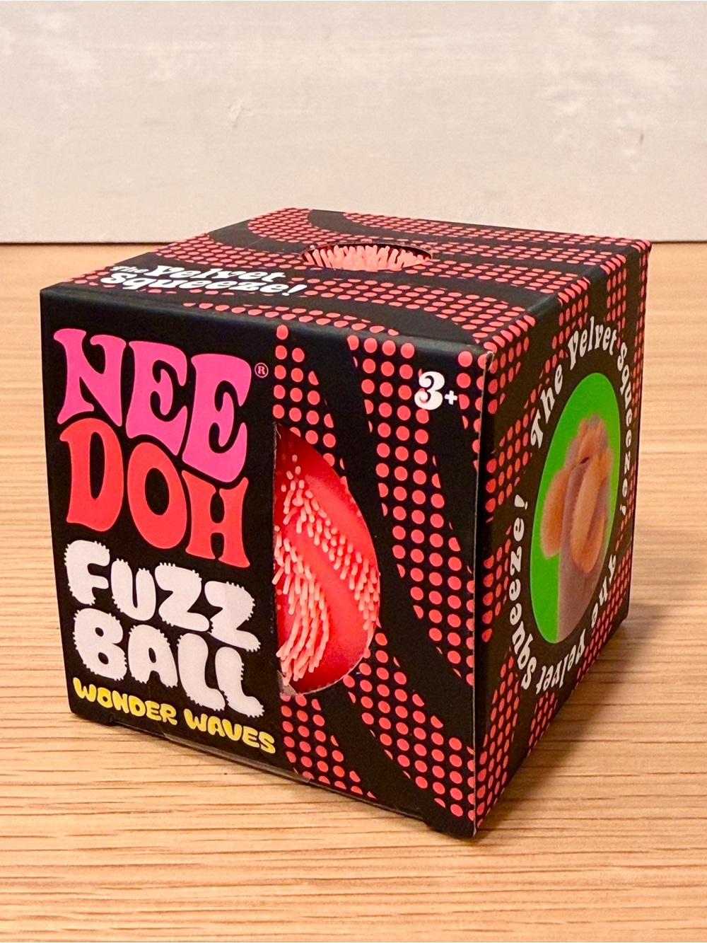 Orange Needoh Fuzz Ball Wonder Waves